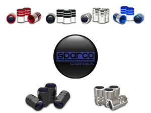 Sparco Cappelli valvola Cerchi Auto Stile Premium